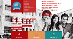 Desktop Screenshot of himgirizeeuniversity.edu.in